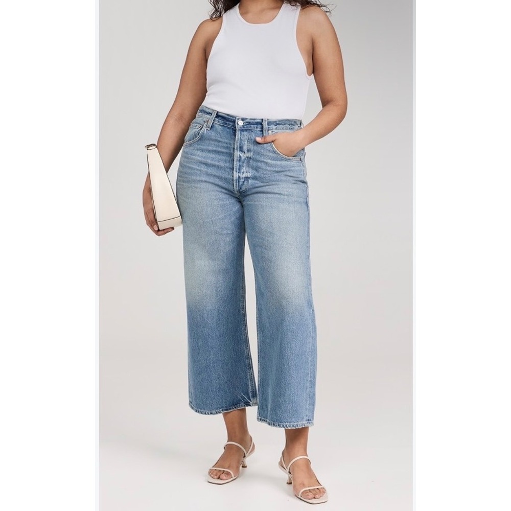 Citizens of Humanity Gaucho Jeans Women 27 Wide Leg High Rise Minimalist Classic